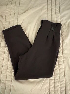 H&M Women's Brown Straight-Leg Pants